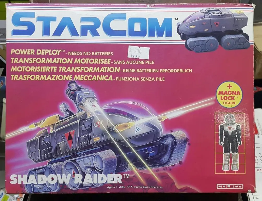 Coleco 01342 Starcom Power Deploy Shadow Raider With Magna Lock Figure (Pa#0) 1