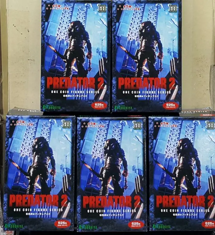 Kotobukiya 89086 壽屋 鐵血戰士2 一枚硬幣人物系列 隱形版 盒蛋套裝 Predator 2 One Coin Figure Series Stealth Clear Version Set (Buy-Mc) L 1