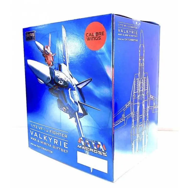Calibre Wings 1/72 Macross Vf-1J Max & Miriya Fighter Valkyrie Giftset Ca72rb0708 (61061) (C1128-24) 1