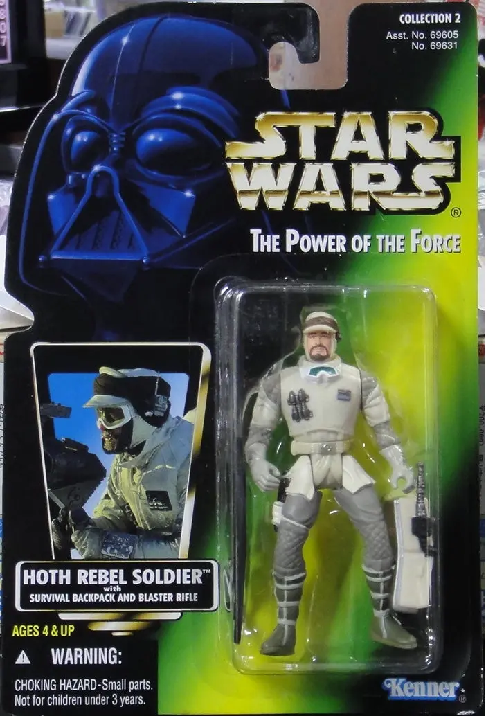 Kenner 星球大戰 Star Wars Power Of The Force Hoth Rebel Soldier With Survival Backpack And Blaster Rifle Action Figure (Pa#-69631) 1