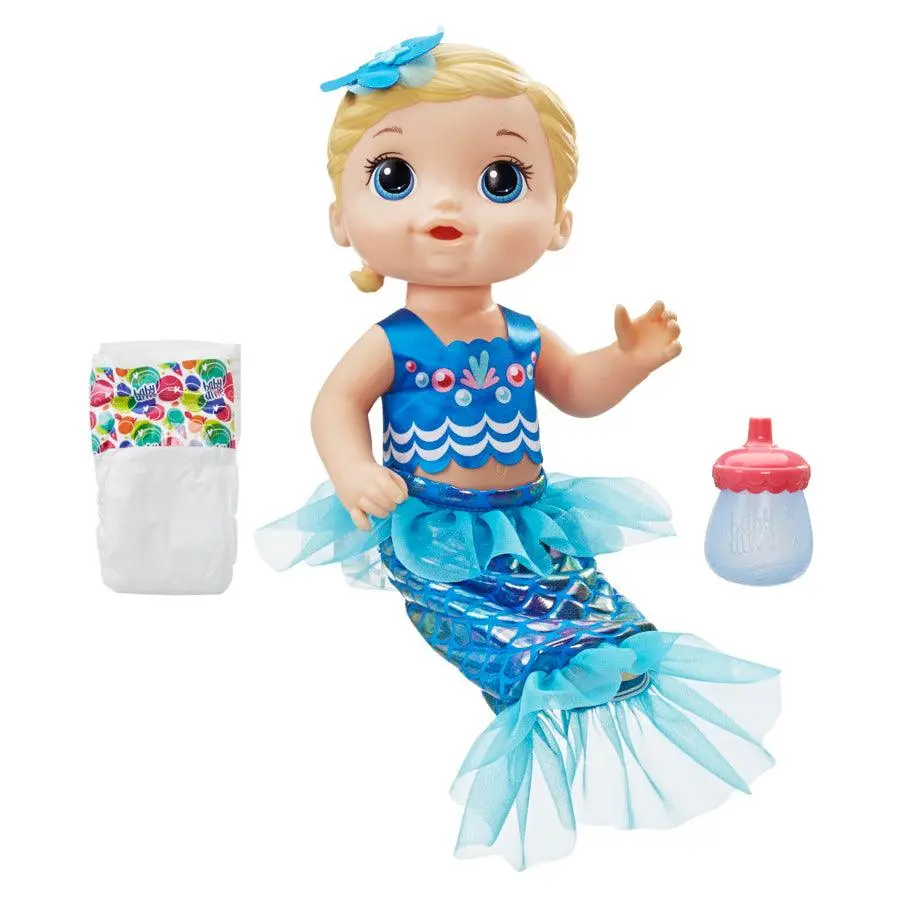 Baby Alive Shimmer & Splash Mermaid, With Blonde Hair 1