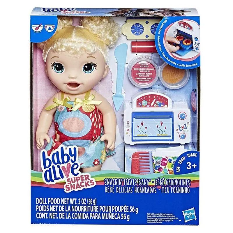 Baby Alive Snackin' Treats Baby (Blonde Curly Hair) 1