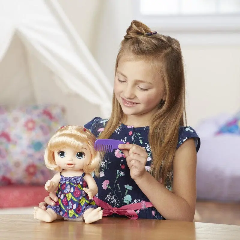 Baby Alive Sweet Spoonfuls Baby Blonde Hair Doll, Powdered Food N Diaper Refill, Toy For Kids 3 Years Old N Up 2