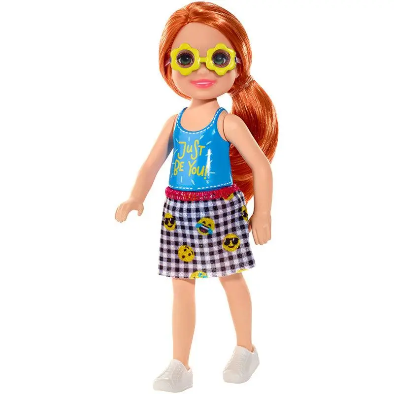 Barbie Chelsea Doll, Redhead W/Just Be You Top 2