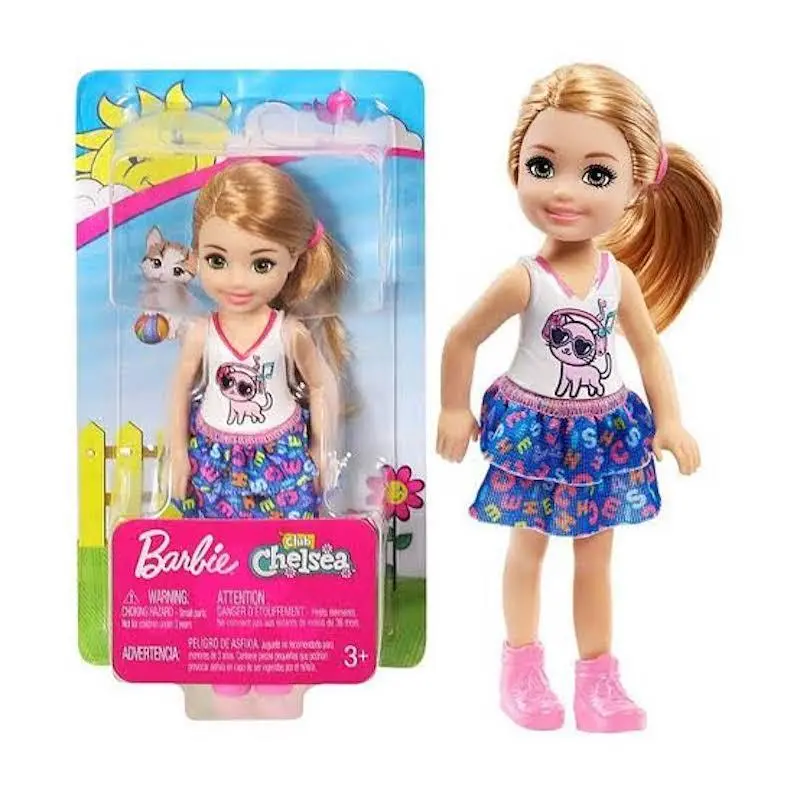 Barbie Chelsea Doll (Redhead W/Kitty Top) 1