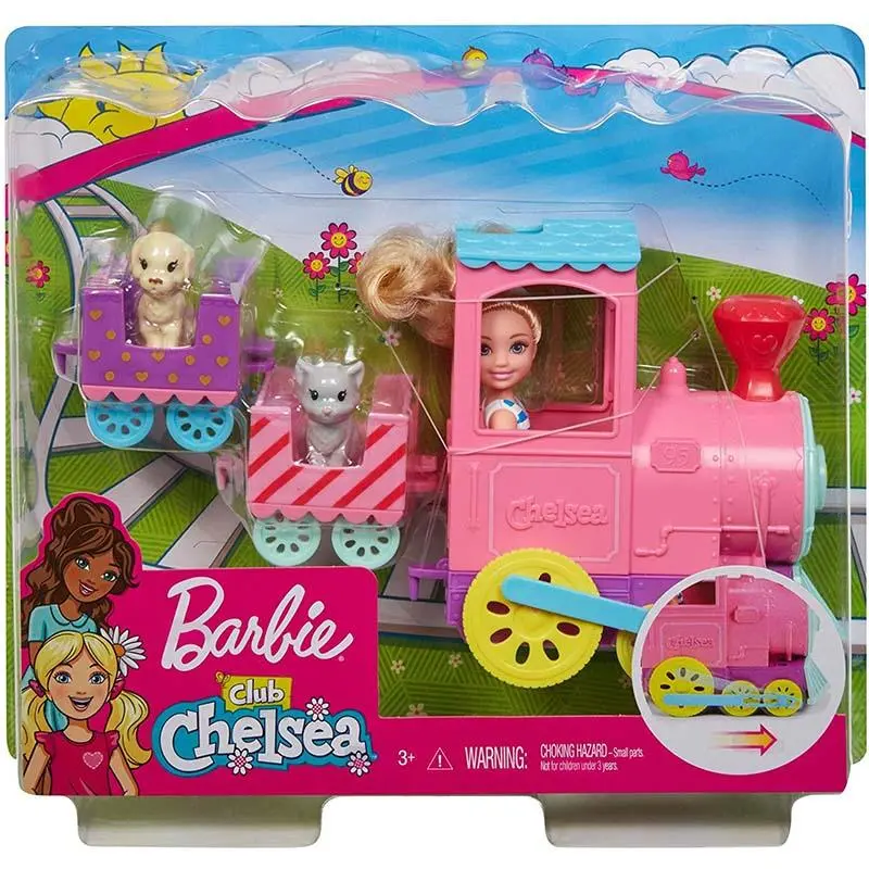 Barbie Club Chelsea Doll And Choo-Choo Train Playset 1