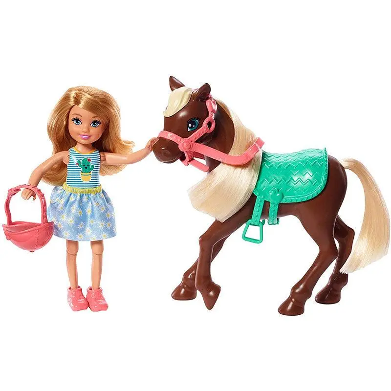 Barbie Club Chelsea Doll And Horse 1