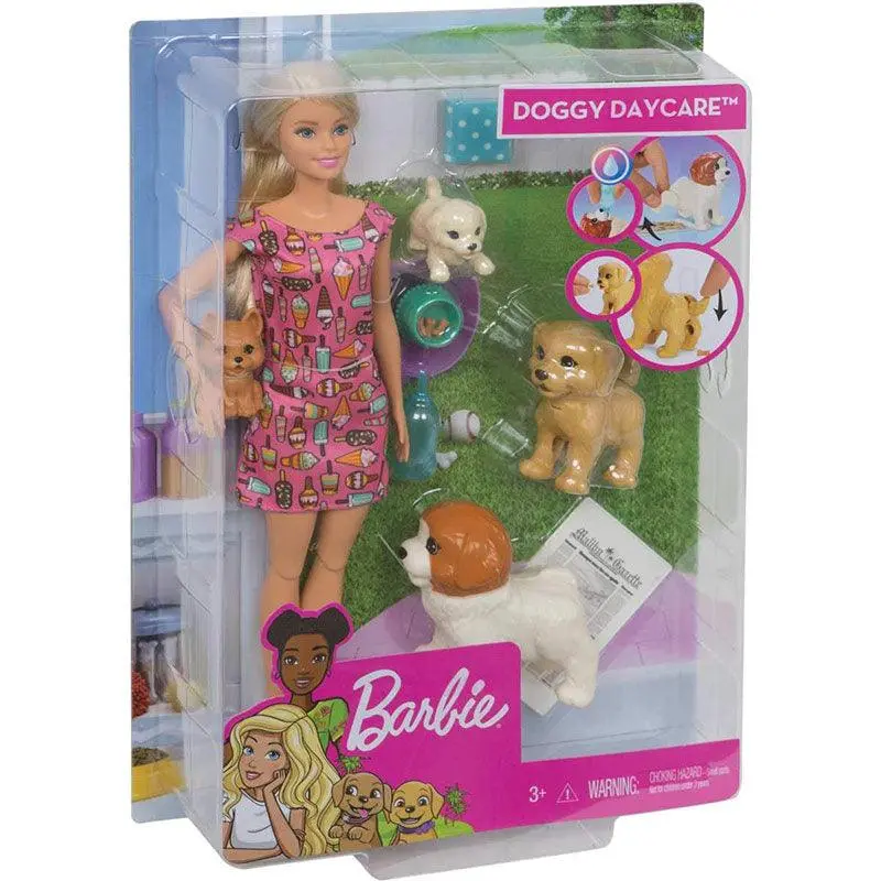 Barbie Doll & Pets - Doggy Daycare Playset 1