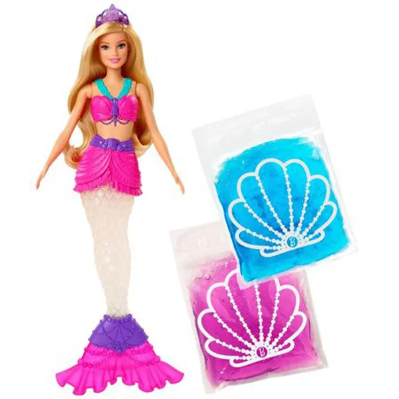 Barbie Dreamtopia Mermaid Doll With 2 Slime Packets 1