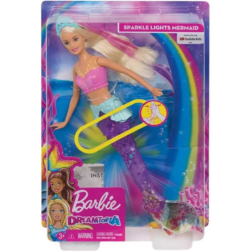 Barbie Dreamtopia Sparkle Lights Mermaid Doll, Blonde 1