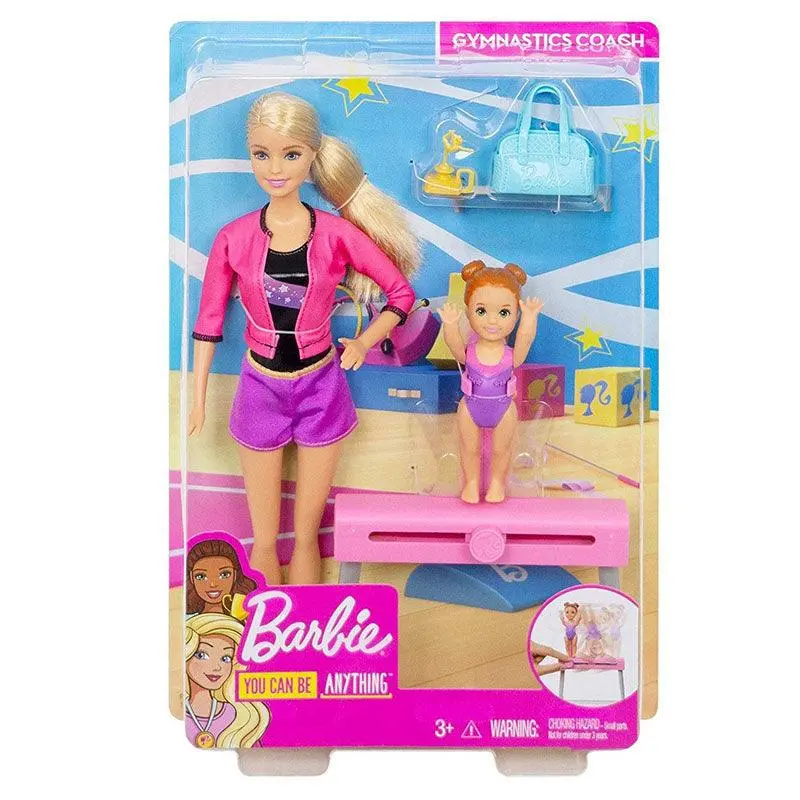 Barbie Gymnastics Coach Dolls And Playset 1