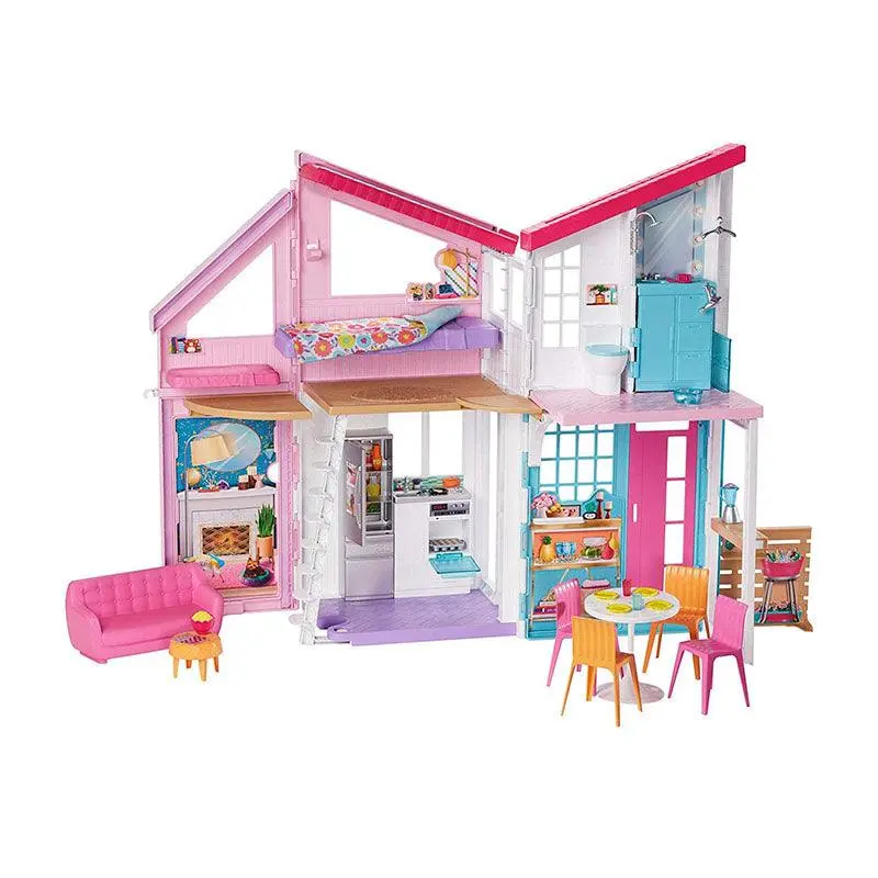 Barbie Malibu Doll House Playset - 2 Stories, 25 Accessories For Ages 3+ 1