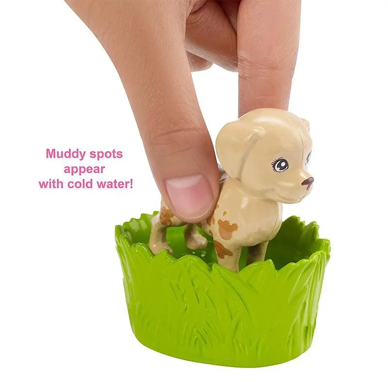 Barbie Plan Wash Pets Doll And Playset 2
