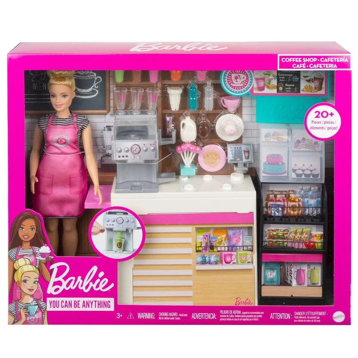 Barbie You Can Be Anything Coffee Shop Playset 1