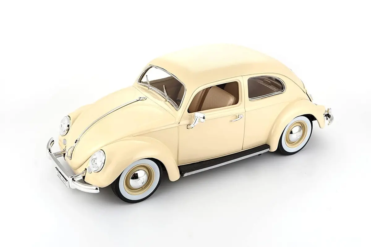 Bburago Die-Cast 1:18 Scale Volkswagen Kafer Beetle 1955 (Grey) For Ages 5+ 1