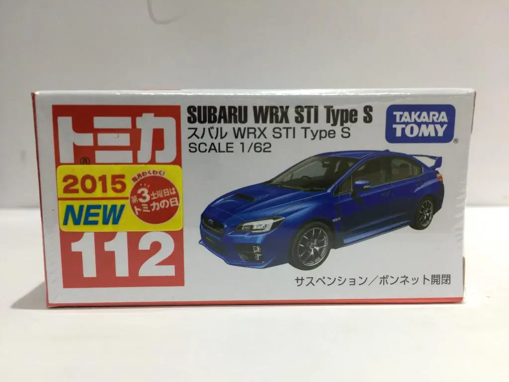 Takara Tomy Tomica 112 1/62 Subaru Wrx Sti Type S (82449) (Piu18店) 1