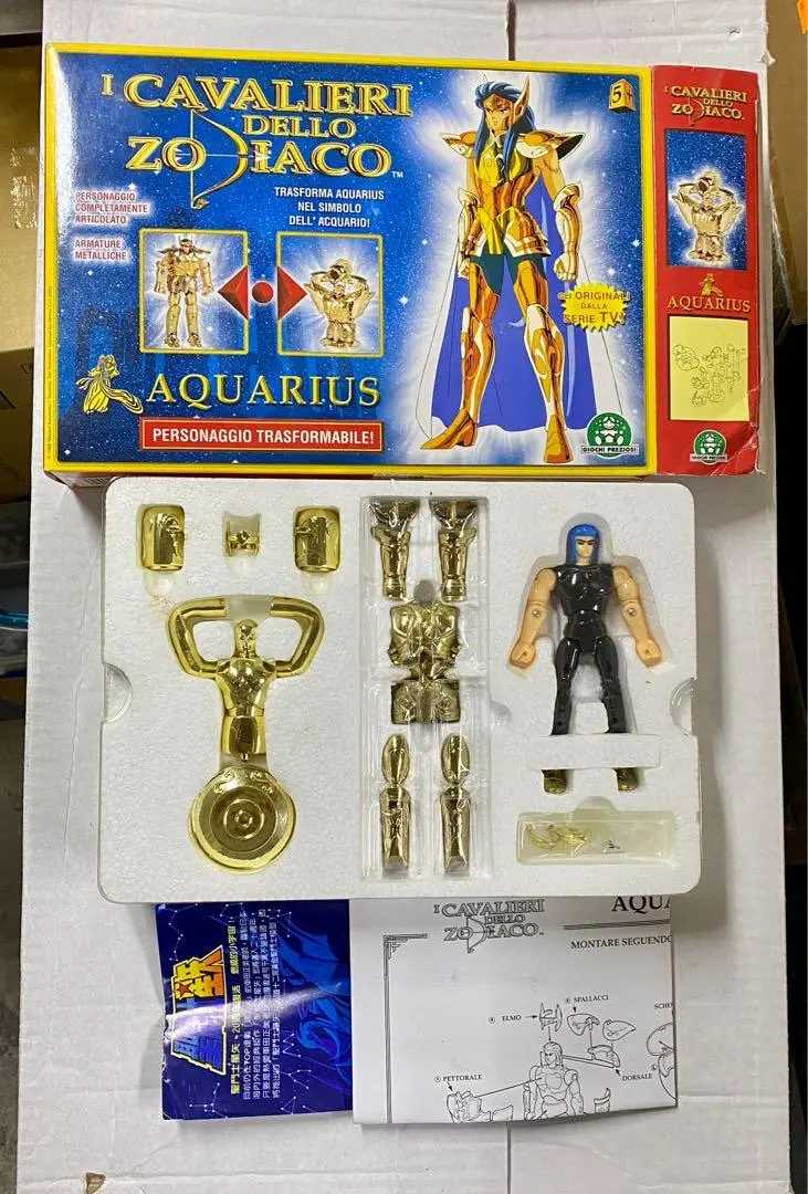 Giochi Preziosi 04255 Saint Seiya Aquarius 04097 聖鬥士星矢 十二生肖 黃道十二宮 水瓶座 意大利版 (Buy-Spk) 1