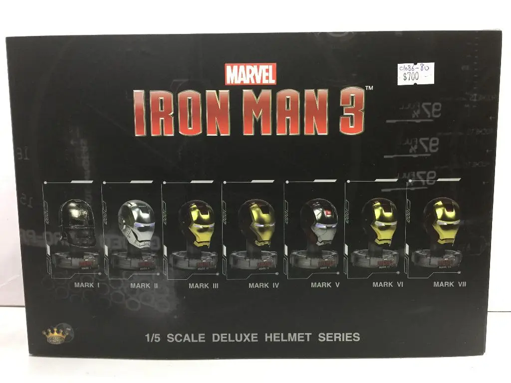 King Arts 1/5 Marvel Iron Man 3 Deluxe Helmet Series (41089) (C1086-80) 1