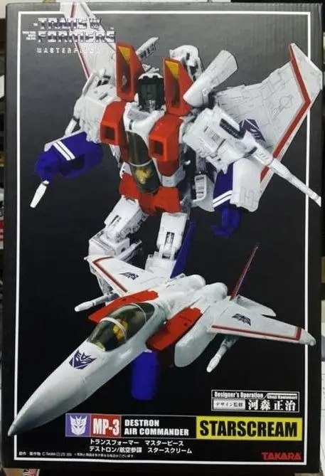 C253-1106 Takara Transformers Masterpiece Mp-3 Destron Air Commander Starscream 開封美品 1