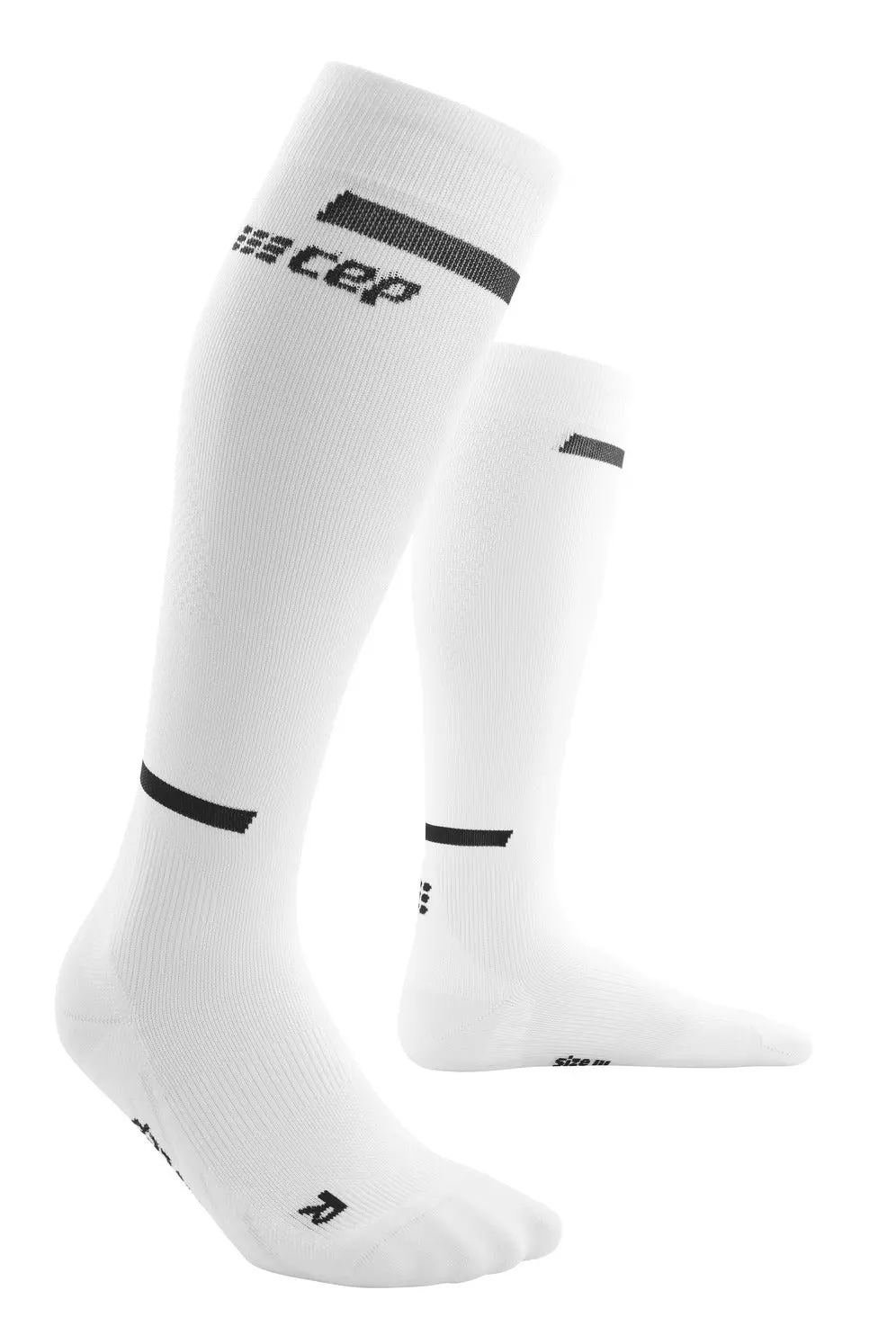Cep Run Sock Tall 4.0 White Men 1