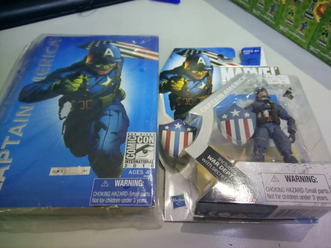 美國隊長 2010Sdcc會場限量版公仔  Captain America Marvelunivease Hasbro Buy-53556 1