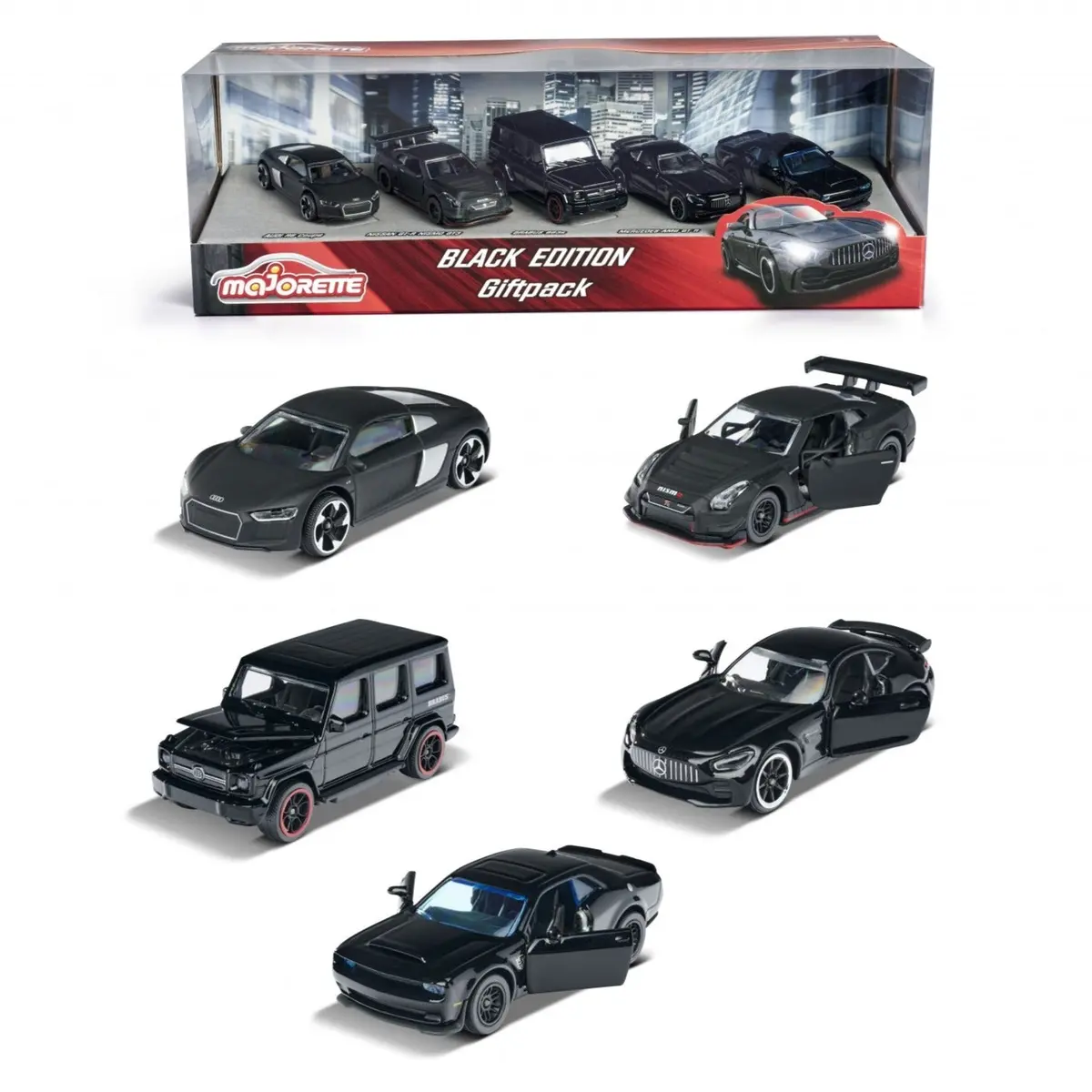 Majorette Black Edition Series 5 Car Gift Set For Kids Ages 3+ 1