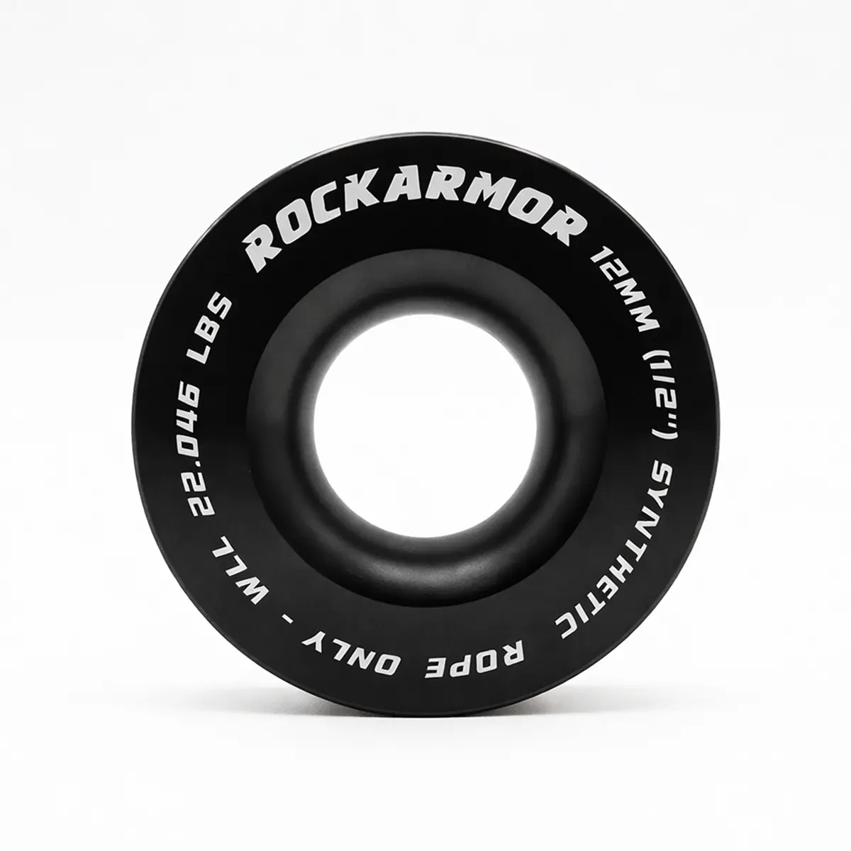 Rope Pulley - 18,000Kg 100Mm | Winch Rope Soft Shackle | Black | Rockarmor 1