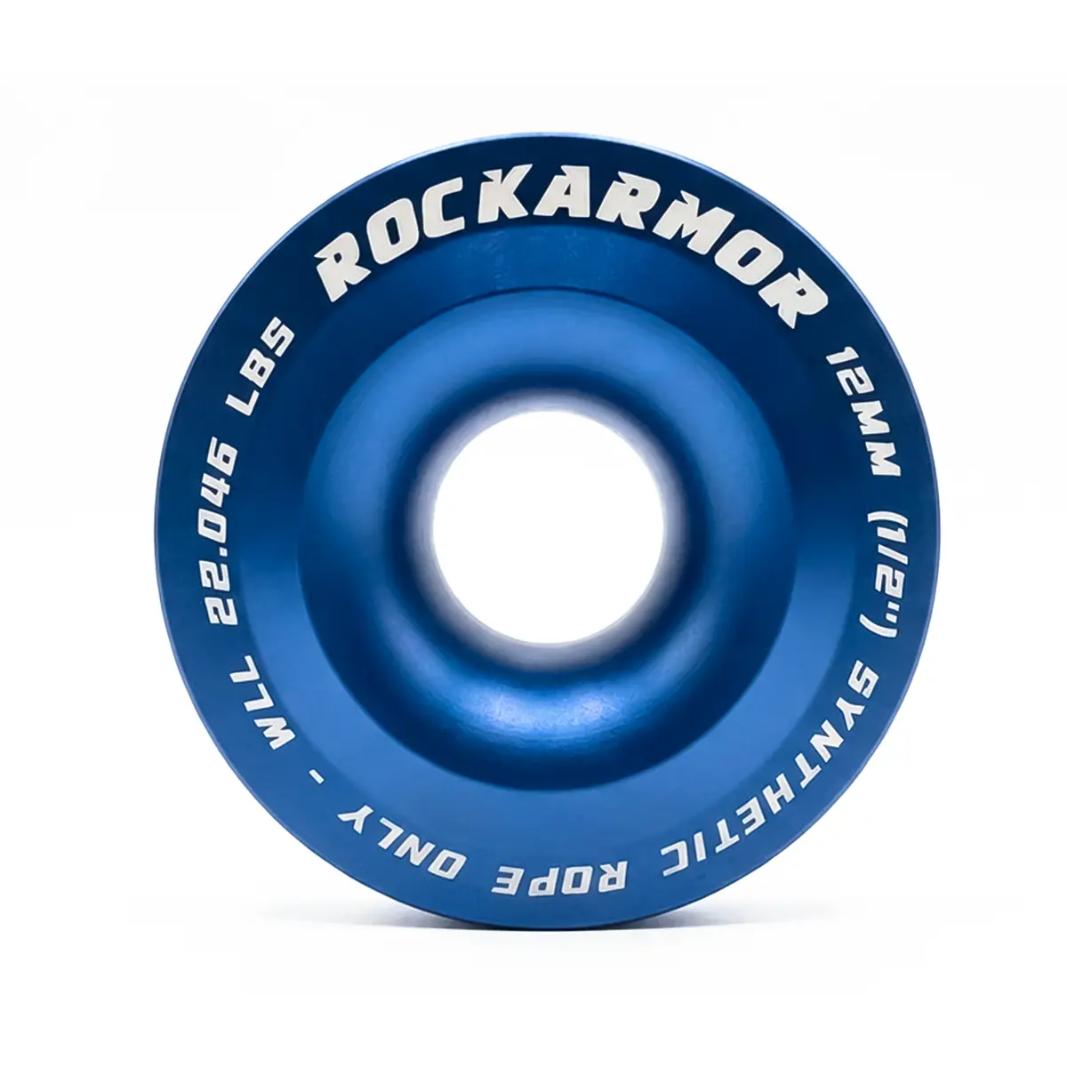 Rope Pulley 120Mm | 12Mm Winch Rope / Soft Shackle Blue | Rockarmor 4X4 1