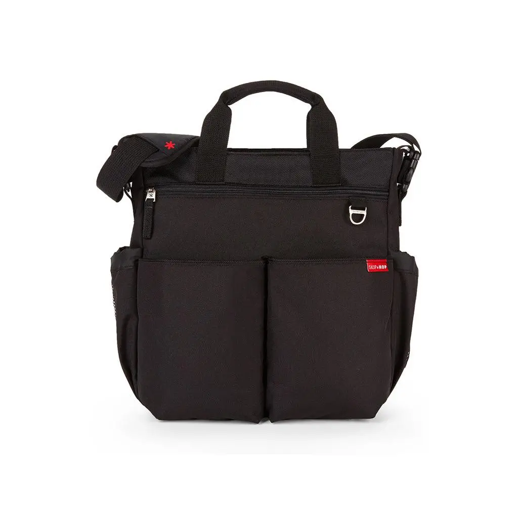 Skip Hop Duo Signature Black - Diaper Bags For Ages 0-2 Years 1