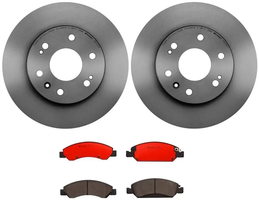 Brembo Premium Brake Pad & Rotor Kit – Direct-Fit Performance Upgrade (Kt00140) 1