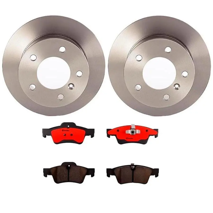Brembo Premium Brake Kit – Front Disc Rotors And Semi-Metallic Pads (Kt00716) 1