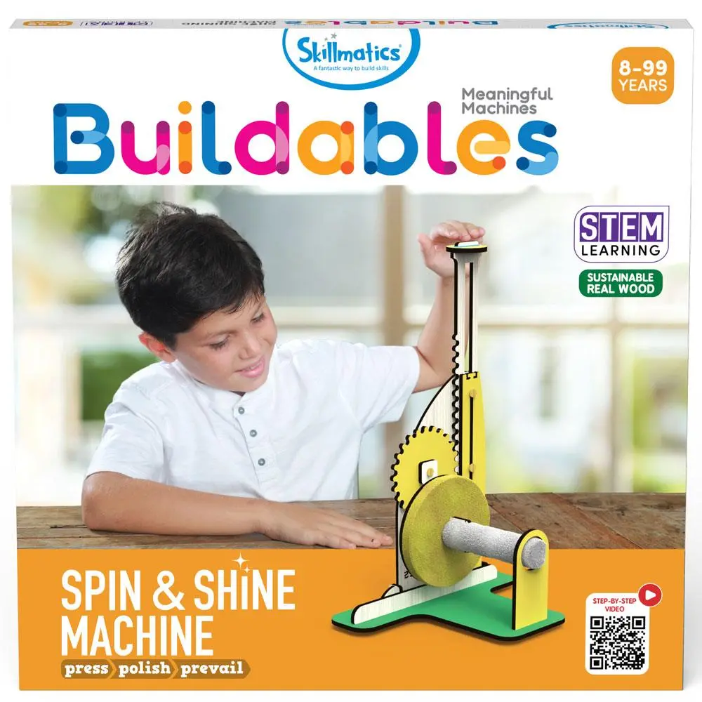 Skillmatics Buildables : Spin And Shine Machine | Stem Learning And Construction Activity Toy 1