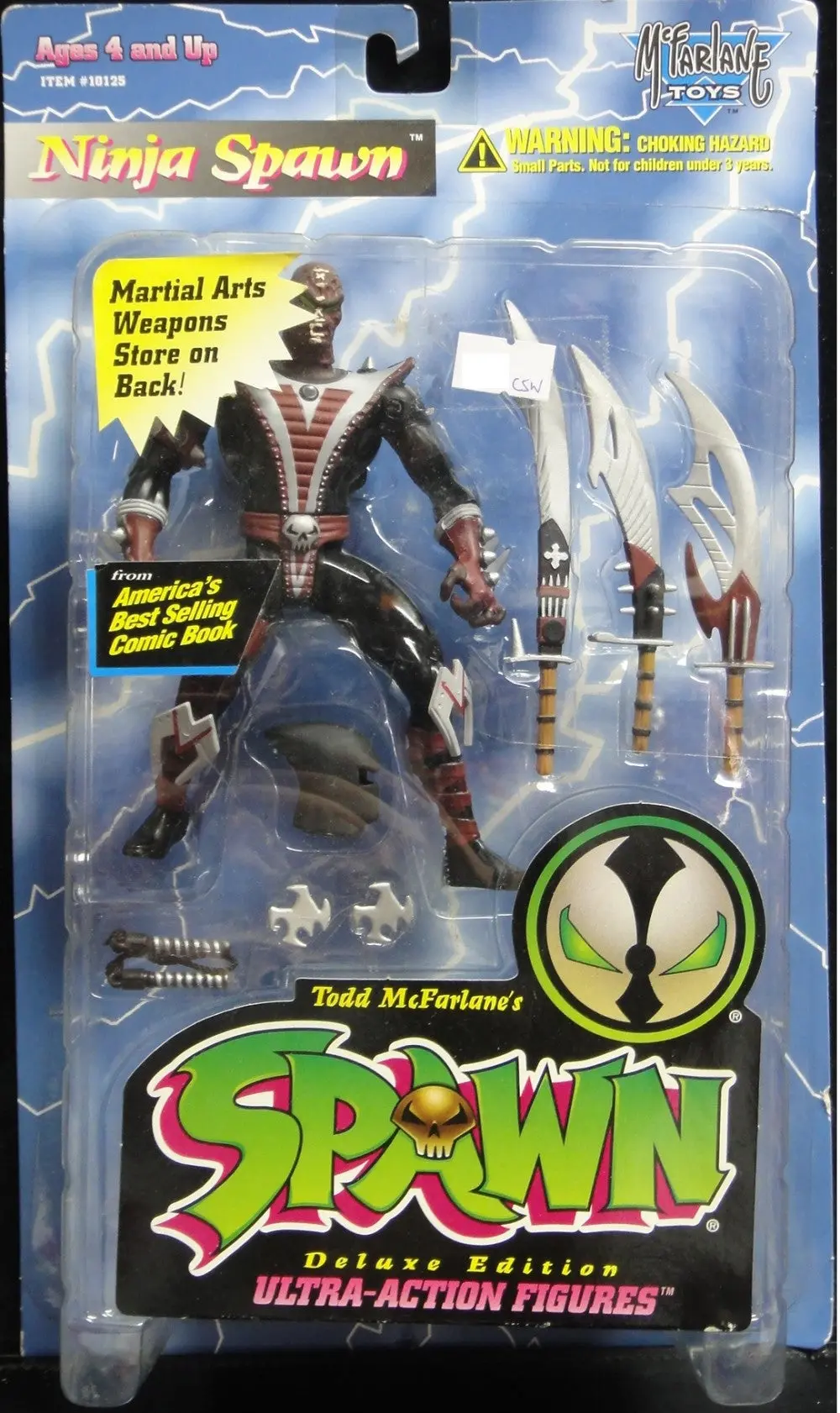 Mcfarlane Toys 再生俠 Todd Mcfarlane's Spawn Deluxe Edition Ultra-Action Figures Spawn Series 3 Ninja Spawn (Csw-10125) 1