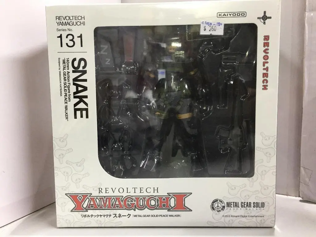 Kaiyodo Revoltech Yamaguchi 131 Snake Metal Gear Solid Peace Walker (01083) (C1030-180) 1