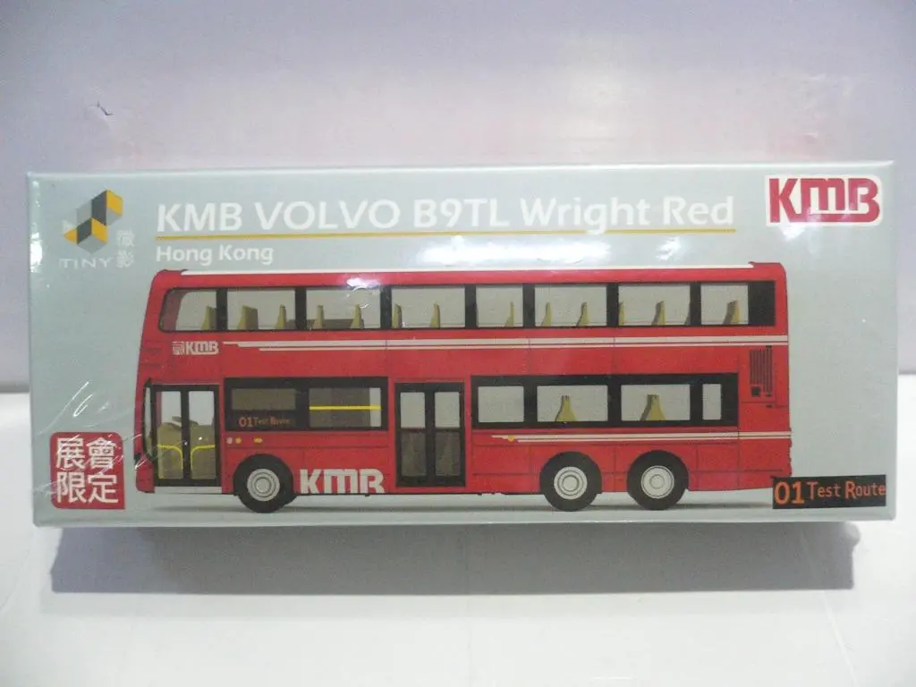 Toyeast Tiny City Die-Cast Kmb Volvo B9tl Wright Red Kmb2018088 14346 (C920-158) 1