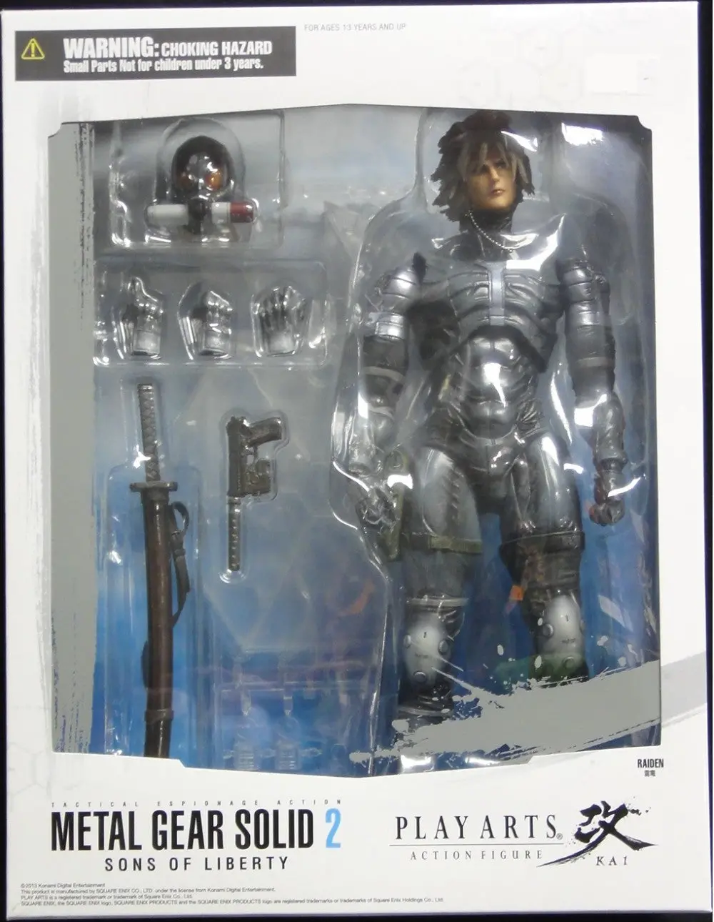 Square Enix 潛龍諜影 雷電 Play Arts 改 Metal Gear Solid 2 Sons Of Liberty Raiden Action Figure 81329 (Piu#50店 ) 1