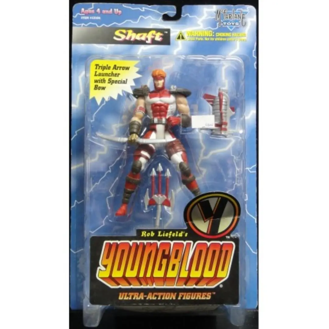 Mcfarlane Toys Rob Liefeld's Youngblood Ultra-Action Figures 1 Shaft (Csw-13104) 1