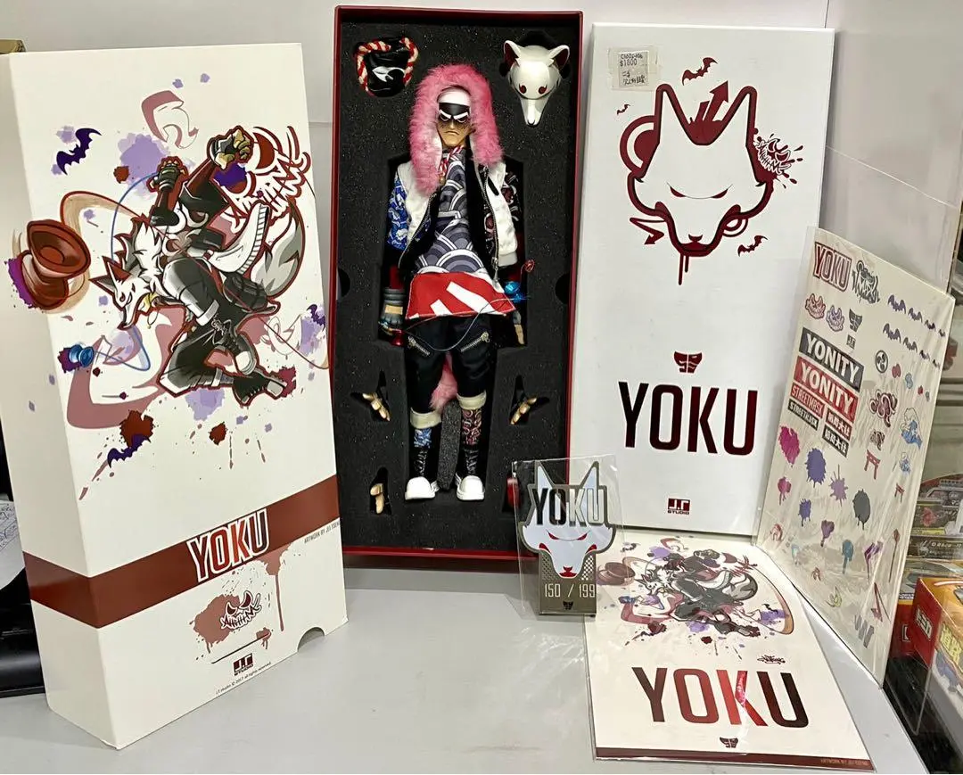 C1005-106 Jt Studio Yoku Street Mask Crazy D Night M 1/6 Figure 二手欠件 1