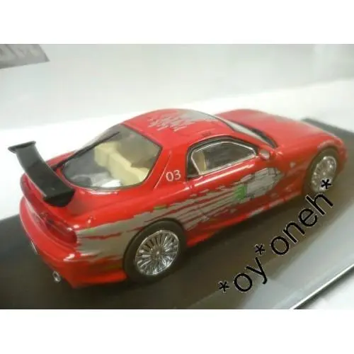 Greenlight 1/43 Fast & Furious 狂野時速 Dom's 1993 Mazda Rx-7 86204 (01775) (Piu104 店) B29097398 (Y) 1