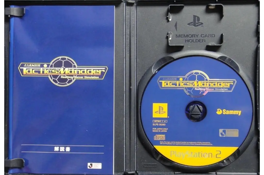 Sony Ps2 J League Tactics Manager 日本職業足球聯賽 策略經理 實時足球模擬遊戲 Slps20263 (Buy-00064) 2