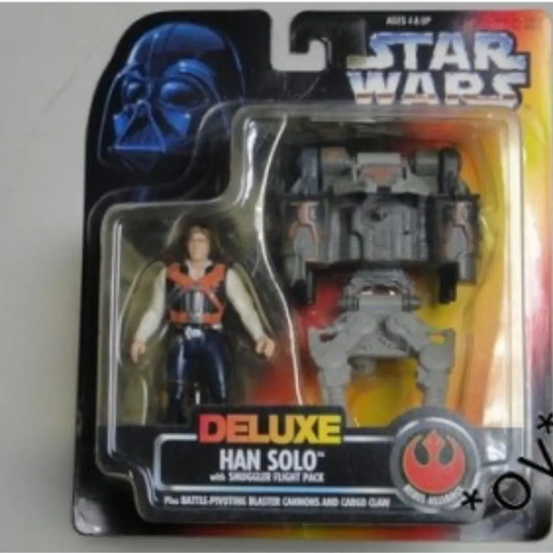 Kenner 星球大戰 Star Wars Deluxe Han Solo With Sauggler Flight Pack (Wkg-69612) 1