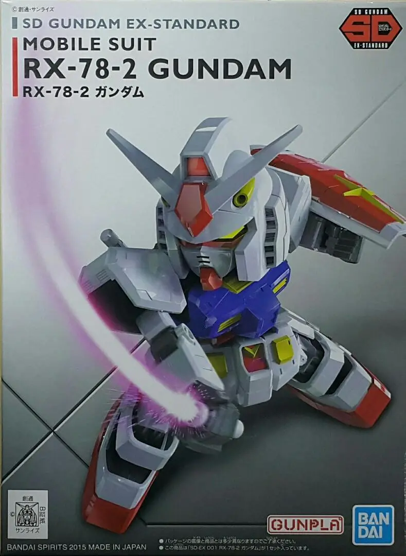Bandai 57597 Sd高達 機動戰士 高達 拼裝模型 Gunpla Sd Gundam Ex-Standard Mobile Suit Rx-78-2 Gundam Model Kit (Epc-2346-9 存 / Epc-2455-8 L) 1