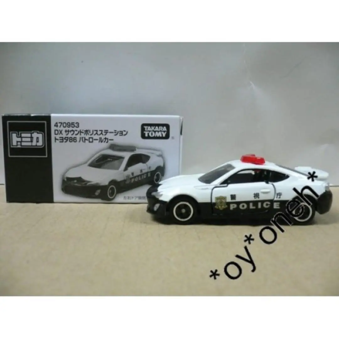 Takara Tomy 47095 Tomica Dx Sound Police Station 60 Toyota 86 Police Patrol Car 警視廳 (Piu/Kw203-120) 1
