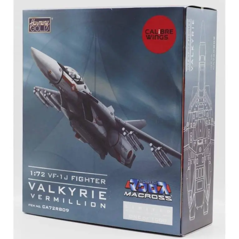 Calibre Wings 1/72 Macross Vf-1J Fighter Valkyrie Ichijo Hikaru / Rick Hunter Ca72rb09 (61084) (C1128-25) 1