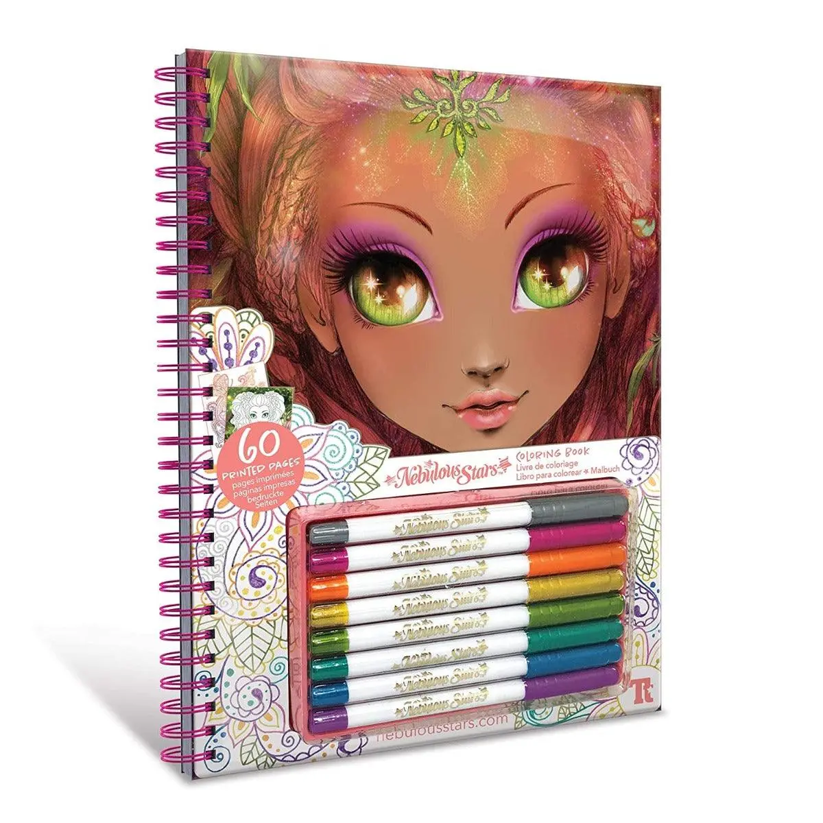 Nebulous Stars Calming Coloring Book Art Material 1