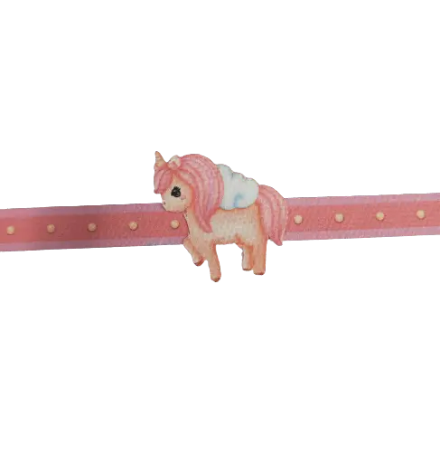Canvas Design Unicorn Baby Pink Rakhi/Band For Kids Ages 3-12 Years 1