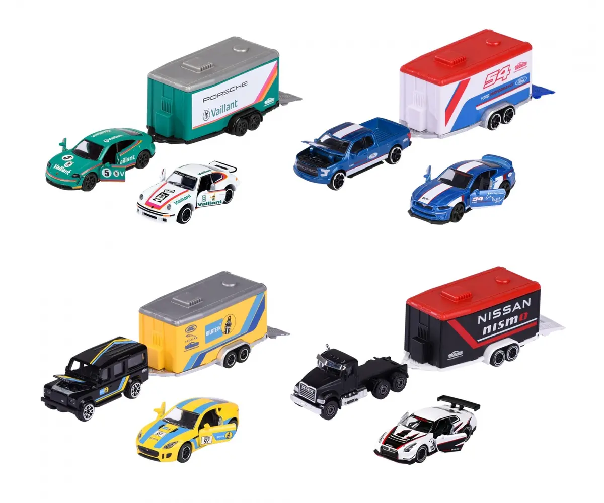 Majorette Race Trailer Series - Design & Style May Vary, Only 1 Model Included 1
