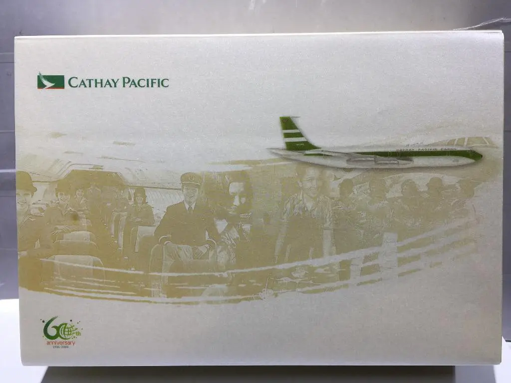Cathay Pacific 1/400 B707-300 Cargo 60Th Anniversary Vr-Hgq (00091) (Pa0) 1