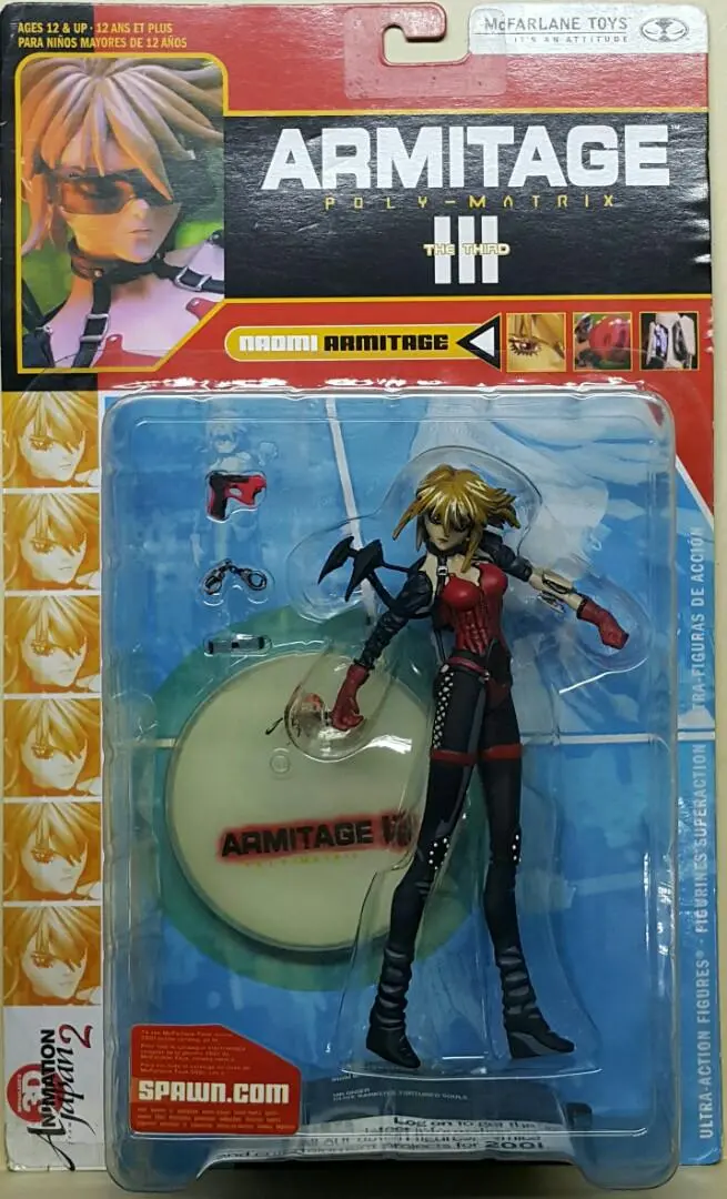 Mcfarlane 14912 來自日本動畫的立體品 第二彈 奧美蒂iii 多重矩陣 納奧米·奧美蒂 3D Animation From Japan 2 Ultra-Action Figures Armitage The Third Poly-Matrix Naomi Armitage (Buy) 店/Sa 1