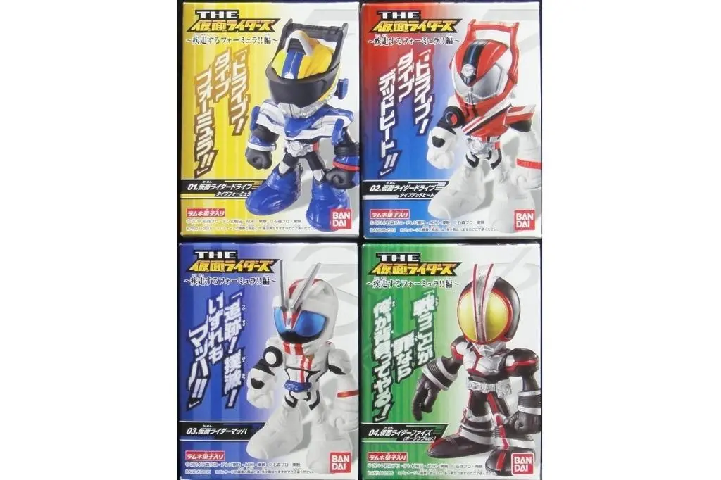 Bandai 95150 Kamen Rider 幪面超人 疾走方程式編 Drive 方程式型 白熱型 Mach 555 Faiz 食玩 (Epc-512-36S) 1